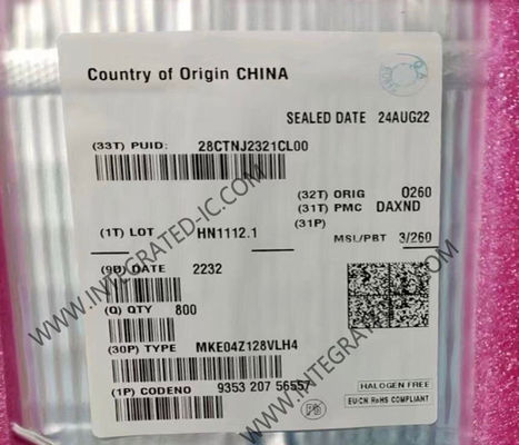 MKE04Z128VLH4 Mikrokontroler MCU 48MHz Kinetis KE04 Mainstream ARM Cortex-M0 MCU LQFP-64