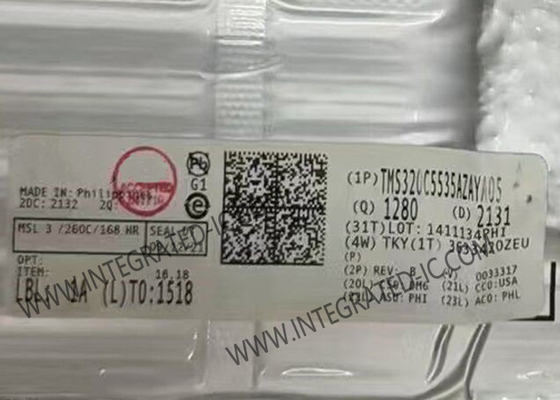 Chip sirkuit terpadu TMS320C5535AZAYA05 Fixed Point Digital Signal Processors BGA144