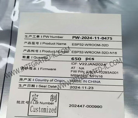 Modul Komunikasi Nirkabel Multiprotokol Modul ESP32-WROOM-32D WiFi BT MCU