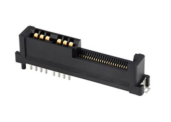 CE1218000110111 Konektor 0,80mm Pitch 56Gb/s Konektor tepi kartu vertikal