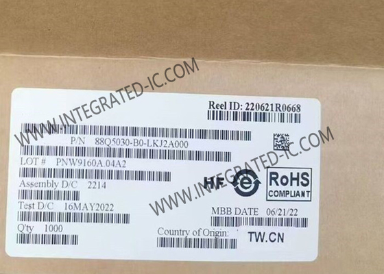 Chip Sirkuit Terpadu 88Q5030-B0-LKJ2A000 Transceiver Lapisan Fisik Ethernet