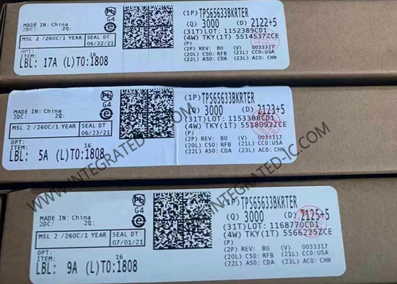 TPS65633BKRTER Integrated Circuit Chip 4.5V Ke 4.8V Konverter VI Tinggi