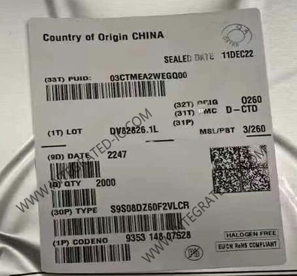 S9S08DZ60F2VLCR Mikrokontroler MCU 40MHz 8-Bit Mikrokontroler IC LQFP-32 8-Bit MCU