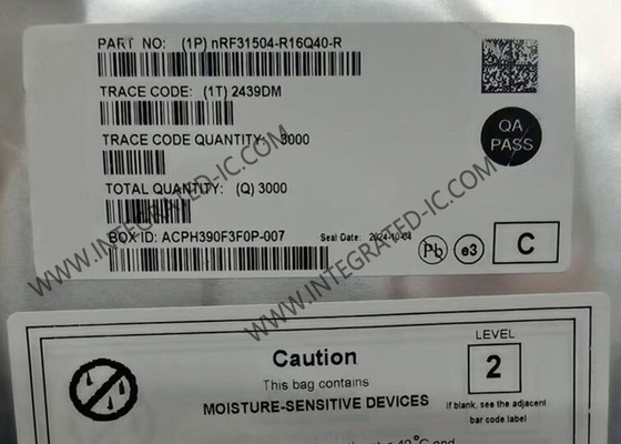 NRF31504-R16Q40 Integrated Circuit Chip Kinerja Tinggi 2.4GHz RF SoC Paket QFN40