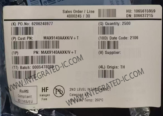MAX9140AAXK Chip Sirkuit Terpadu 40ns Single-Channel High-Speed Comparator SC-70-5