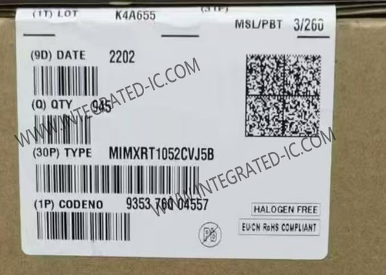 Single Core MIMXRT1052CVJ5B Chip Sirkuit Terpadu 196LFBGA IC Mikrokontroler