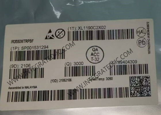 IR3550MTRPBF Integrated Circuit Chip 60A Integrated PowIRstage PQFN-32 Pengemudi Gerbang