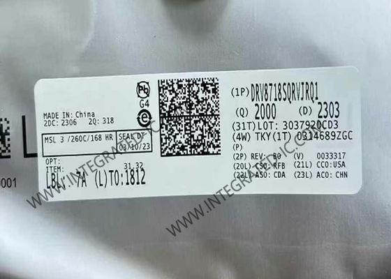 Chip Sirkuit Terpadu DRV8718SQRVJRQ1 Pengemudi Jembatan Penuh Mobil Cerdas