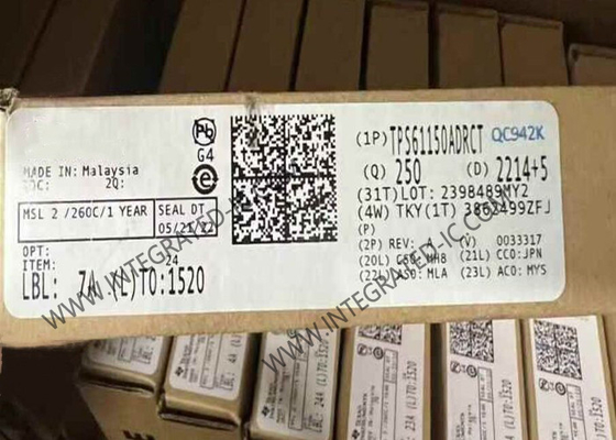 TPS61150ADRCT Integrated Circuit Chip Dual Output Boost WLED Driver Menggunakan Induktor Tunggal