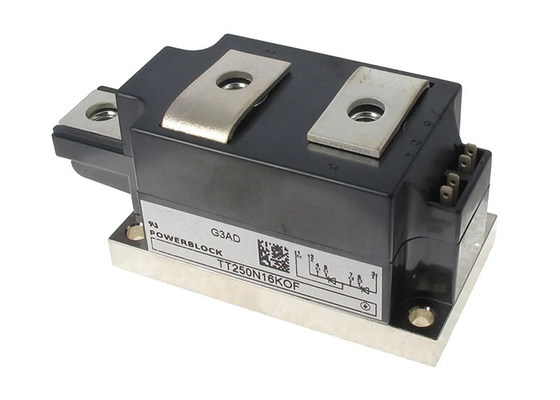 TD250N16KOF Modul IGBT Otomotif 1600V 410A Thyristor/Diode Modul 50 mm