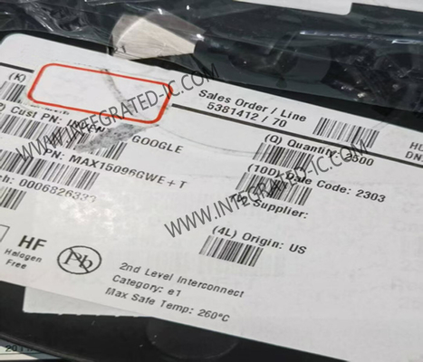 MAX15096GWE Chip Sirkuit Terpadu 6A Terpadu Hot-Swap/Electronic Circuit Breaker