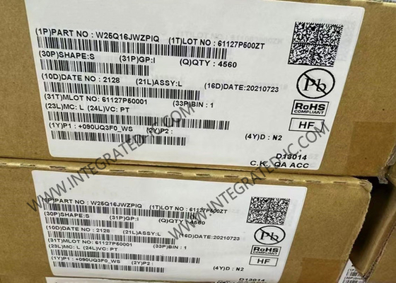 Memori IC Chip W25Q16JWZPIQ Non Volatile Serial Flash NOR Memori WDFN8