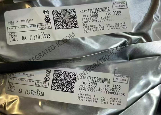 TPS22990NDMLR Integrated Circuit Chip 5.5V 10A 3.9 mΩ Pada Resistance Load Switch IC