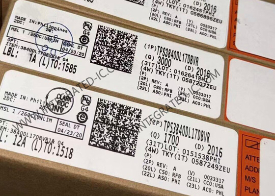 TPS3840DL17DBVR Integrated Circuit Chip High Input Voltage Supervisor dengan MR dan Penundaan yang Dapat Diprogram