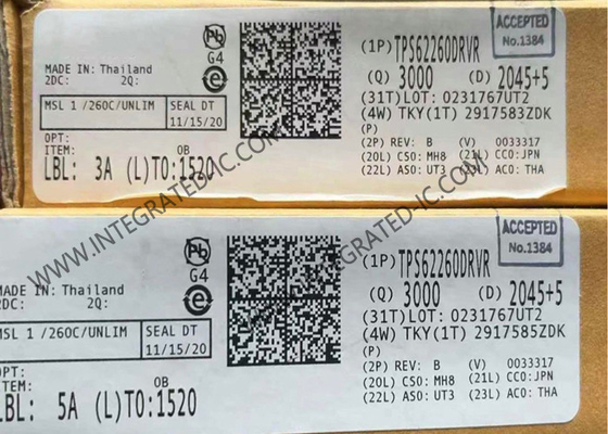 TPS62260DRVR CRIP Sirkuit Terpadu 600MA Synchronous Step Down Converter WSON-6