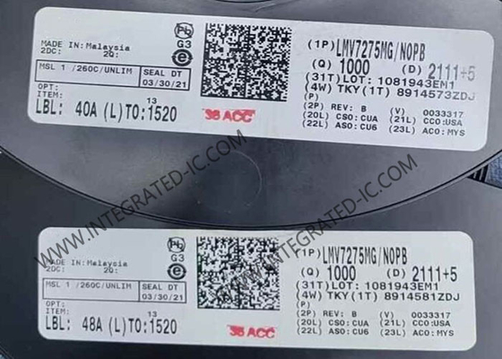 LMV7275MG CHIP Sirkuit Terpadu Komparator Terbuka Tegangan Rendah Tegangan Rendah
