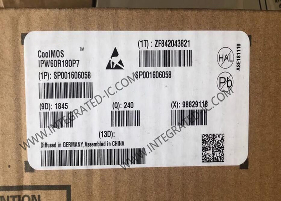 Chip Sirkuit Terintegrasi IPW60R180P7 Transistor MOSFET Efisiensi Energi Tinggi