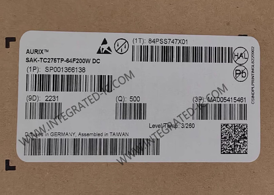 Chip Sirkuit Terpadu SAK-TC275TP-64F200W DC Kuat IC Mikrokontroler AURIX