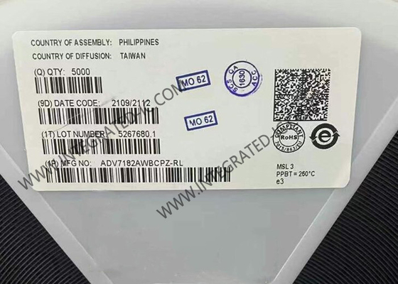 ADV7182AWBCPZ Integrated Circuit Chip 10-Bit SDTV Video Decoder Dengan Input Diferensial