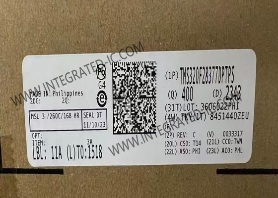 TMS320F28377DPTPS 32-Bit Dual-Core 200MHz 1MB IC Mikrokontroler Keamanan Fungsional