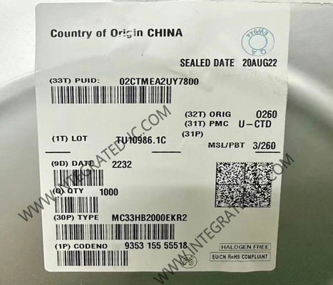 Chip sirkuit terintegrasi MC33HB2000EKR2 H-Bridge Brushed DC Motor Driver