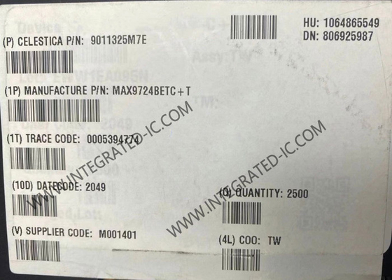 MAX9724BETC Integrated Circuit Chip Stereo Headphone Amplifier 60mW Audio Amplifier