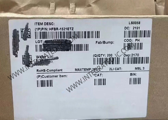 Chip Sirkuit Terpadu HFBR-1521ETZ 5MBd Pemancar Tautan Serbaguna Kinerja Tinggi