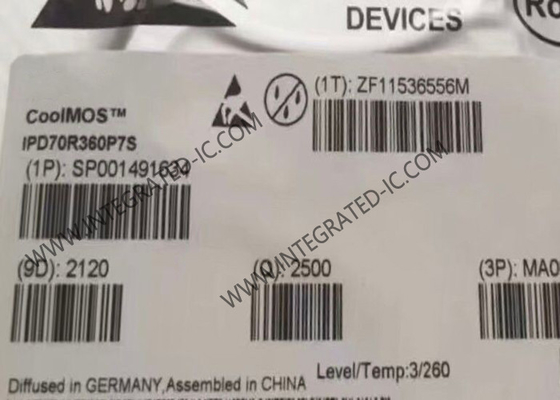 IPD70R360P7S Integrated Circuit Chip CoolMOSTM P7 N-Channel Power MOSFET Transistor