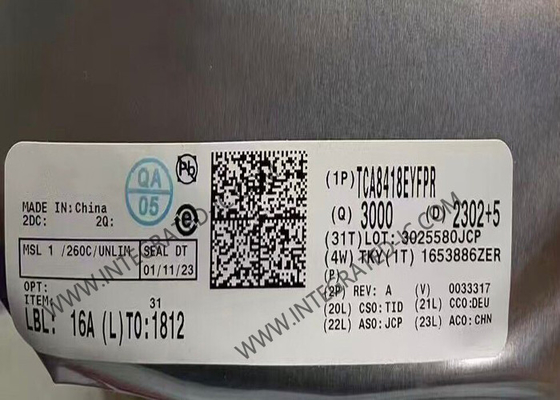 TCA8418EYFPR Integrated Circuit Chip I2C Controlled Keypad Scan IC Dengan Perlindungan ESD Terintegrasi
