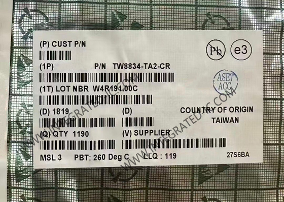 TW8834-TA2-CR Integrated Circuit Chip LCD Video Processor TQFP100 Prosesor Tampilan