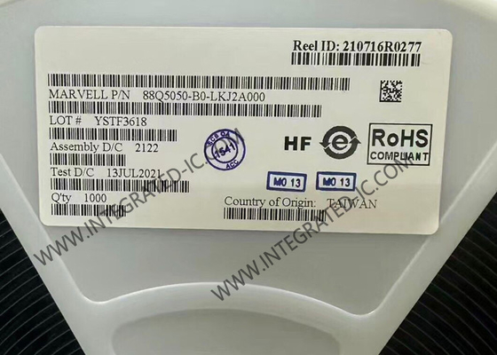 IC Chip 88Q5050-B0-LKJ2A000 Generasi Ketiga Otomotif Ethernet Switch IC