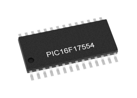 Mikrokontroler PIC16F17554T-I/SO MCU Daya Rendah 8-Bit MCU SOIC28 Mikrokontroler PIC 16F