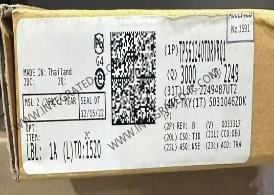 Chip Mobil TPS61240TDRVRQ1 3.5MHz Konverter Step-Up Efisiensi Tinggi