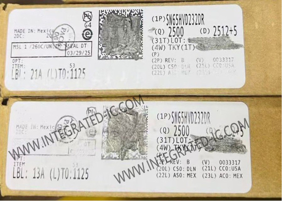 SN65HVD232DR Chip Sirkuit Terpadu 3.3V CAN Transceiver SOIC8 CAN Bus Transceiver