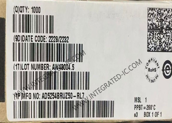 AD5254BRUZ50 Chip Sirkuit Terpadu Potensiometer Digital Memori Nonvolatil I2C Quad 256-Posisi