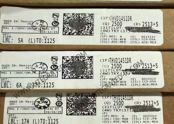 Chip Sirkuit Terpadu THVD1451DR Transceiver RS-485 3.3V ke 5V Dengan Perlindungan ESD IEC ±18-kV