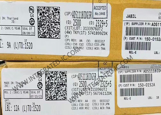 Chip sirkuit terintegrasi ADS1118IDGSR Low-Power 16-Bit Analog ke Konverter Digital
