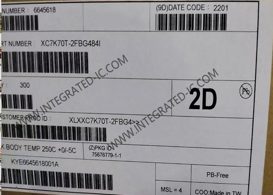 Chip Sirkuit Terpadu XC7K70T-2FBG484I Performa Tinggi Kintex 7 FPGA IC 484BGA