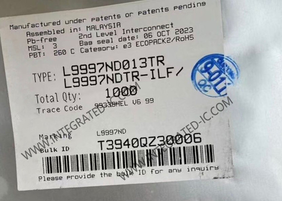 L9997ND013TR Chip Sirkuit Terpadu Jembatan Ganda Setengah SOIC20 Driver Driver Motor