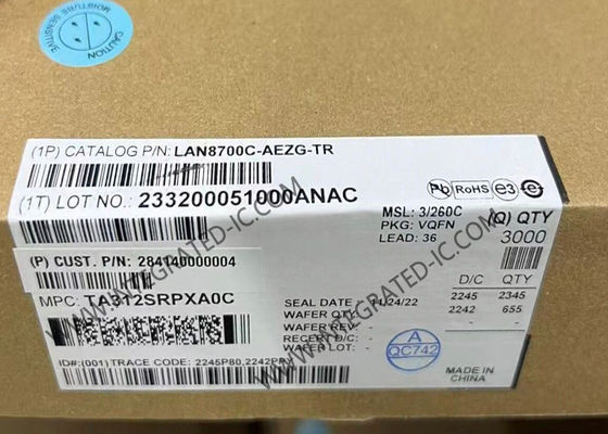 IC Ethernet LAN8700C-AEZG 10/100 Base-T/TX Ethernet Transceiver Lapisan Fisik