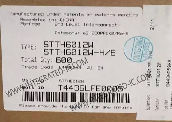 STTH6012W Chip Sirkuit Terpadu 1200V 60A Dioda Tegangan Tinggi Ultrafast DO-247-2