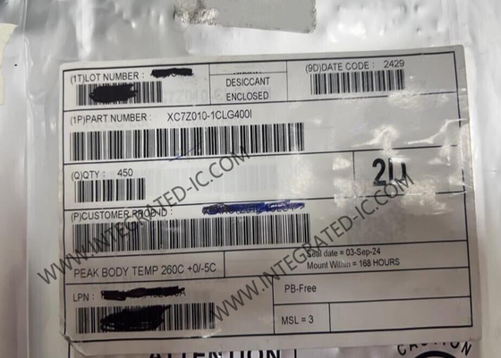 Tujuan Umum XC7Z010-1CLG400I 28K Logic Cells Field Array Gerbang yang dapat diprogram