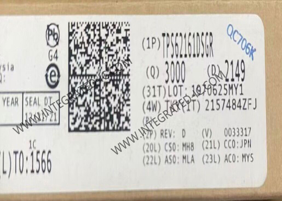 TPS62161DSGR Chip Sirkuit Terpadu Konverter Step Down 1A Dengan Kontrol DCS