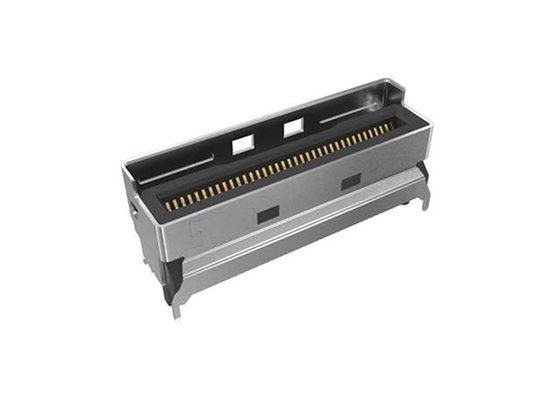 Konektor G97V22332HR 56Gb/s 85Ω Mini Cool Edge IO untuk Jaringan