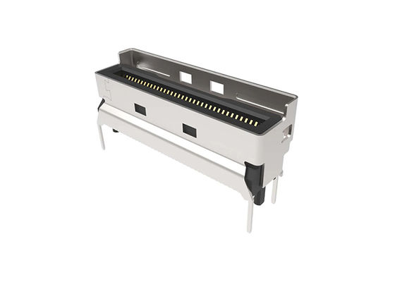 G97V22242HR Konektor 0,60mm Pitch 85Ω Mini Cool Edge IO Konektor Untuk Unit Radio