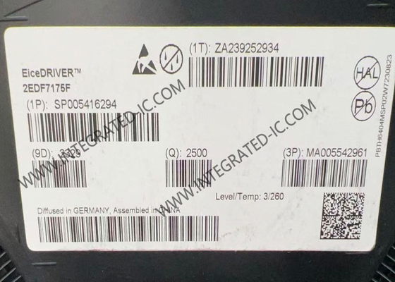 Chip sirkuit terintegrasi 2EDF7175F Non-Inverting Half-Bridge Gate Driver IC