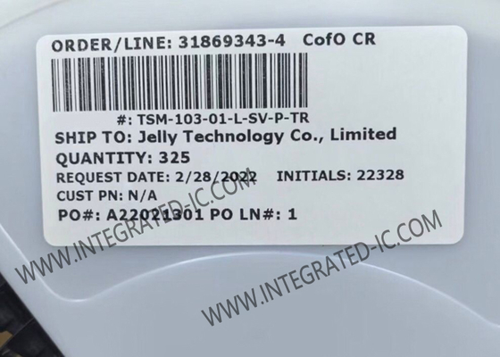 TSM-103-01-L-SV-P-TR Konektor Board To Board Konektor 3POS Terminal Strip