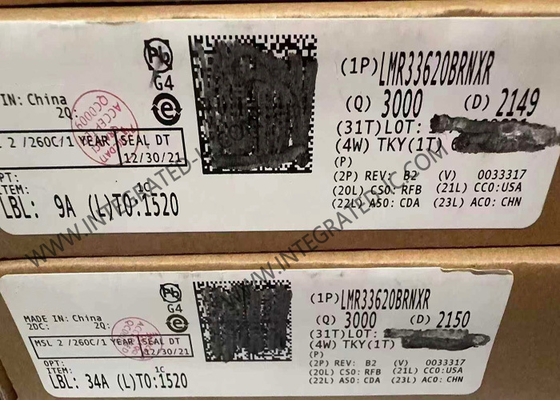LMR33620BRNXR Chip Sirkuit Terpadu 3.8V Hingga 36V 2A Konverter Buck Sinkron Dengan EMI Ultra-Rendah