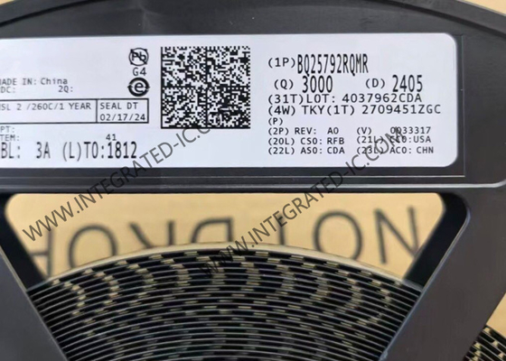 BQ25792RQMR Chip Sirkuit Terpadu 5A 1-4 Sel Pengisi Daya Baterai Buck Boost IC