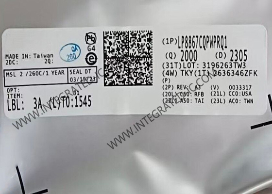 Chip Sirkuit Terpadu LP8867CQPWPRQ1 120MA 4-Channel Automotive LED Driver